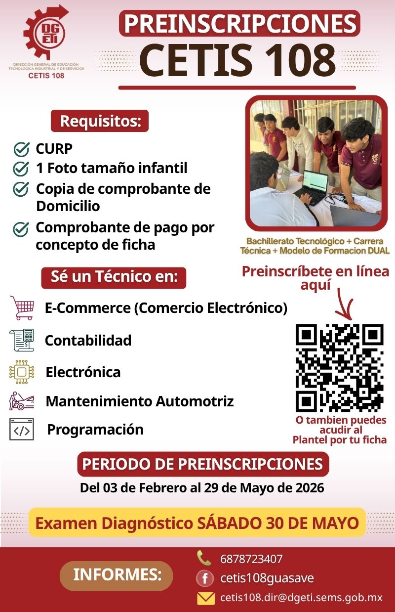 Preinscripciones 2026